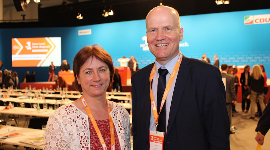 Bianca Winkelmann MdL und Ralph Brinkhaus MdB. Bianca Winkelmann MdL und Ralph Brinkhaus MdB.